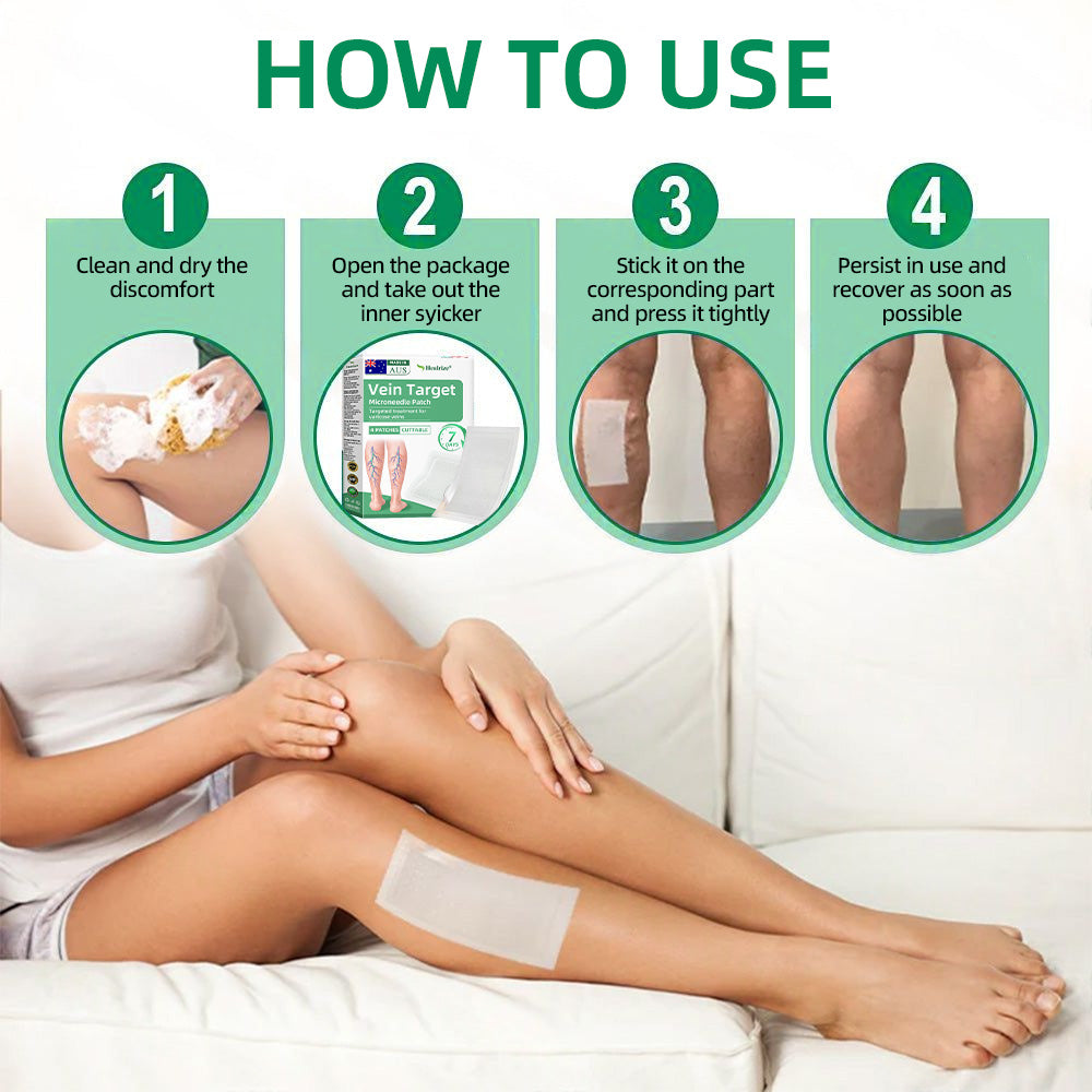 👩‍⚕️Healrize® VeinTarget Microneedle Patch⚡Instant Relief, Long-Term Results👍