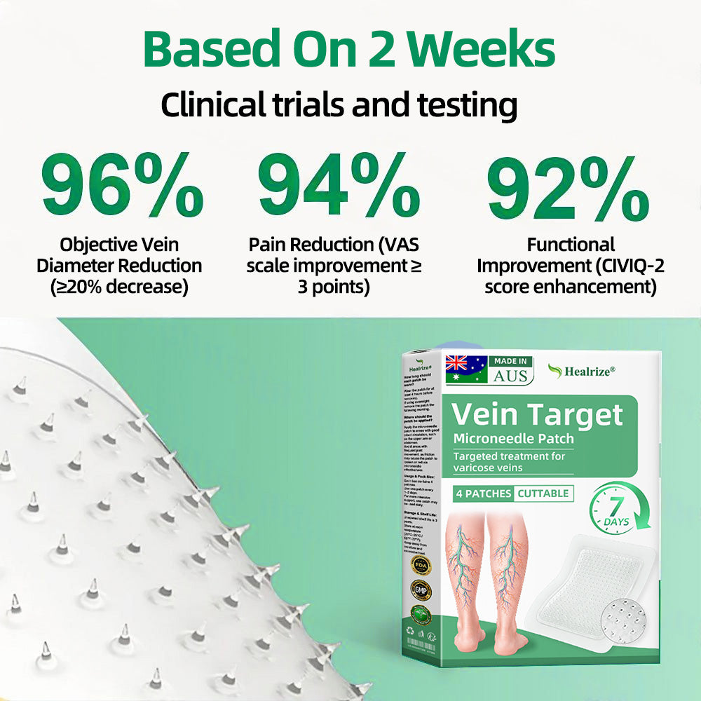 👩‍⚕️Healrize® VeinTarget Microneedle Patch⚡Instant Relief, Long-Term Results👍